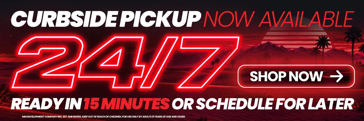 Curbside pickup now available 24/7 ready in 15 minutes or schedule for later