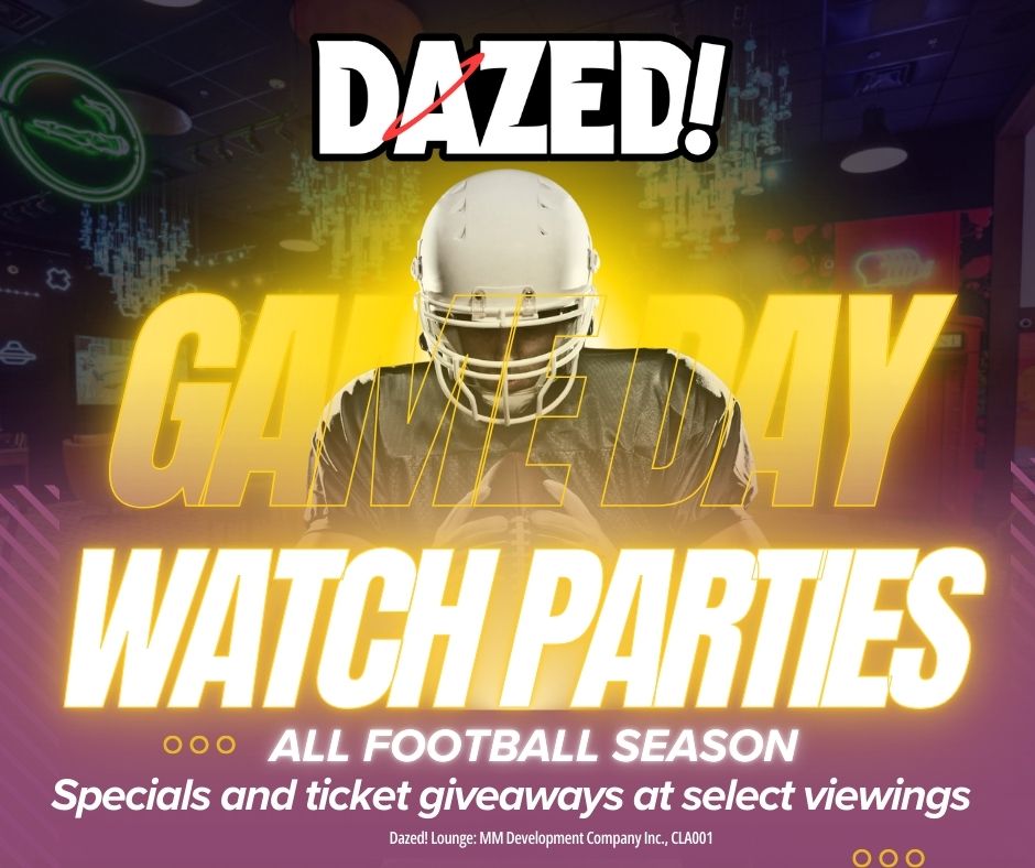 Dazed Watch parties, Watch parties, Football Viewings, consumption lounge.