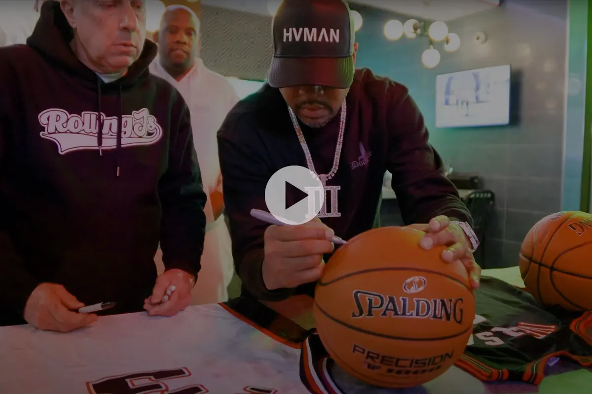 Allen Iverson at the Dazed lounge