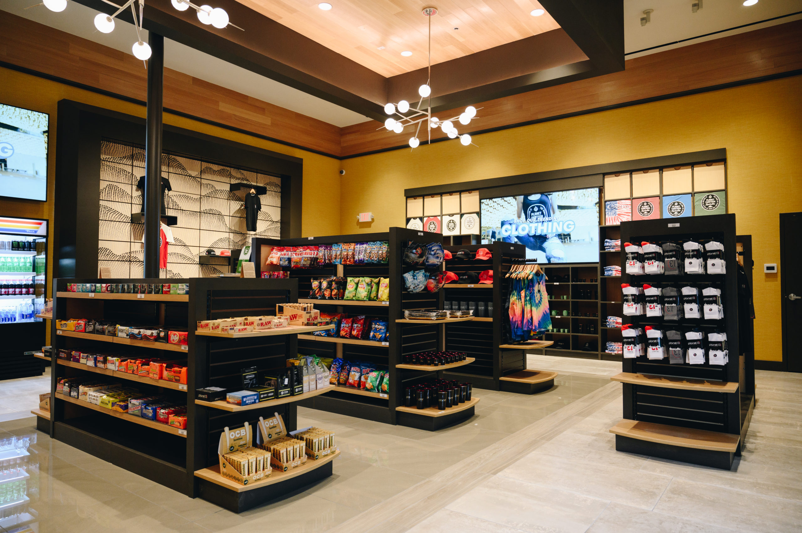 Inside the Stitched & Stuff store at the Planet 13 Entertainment Complex